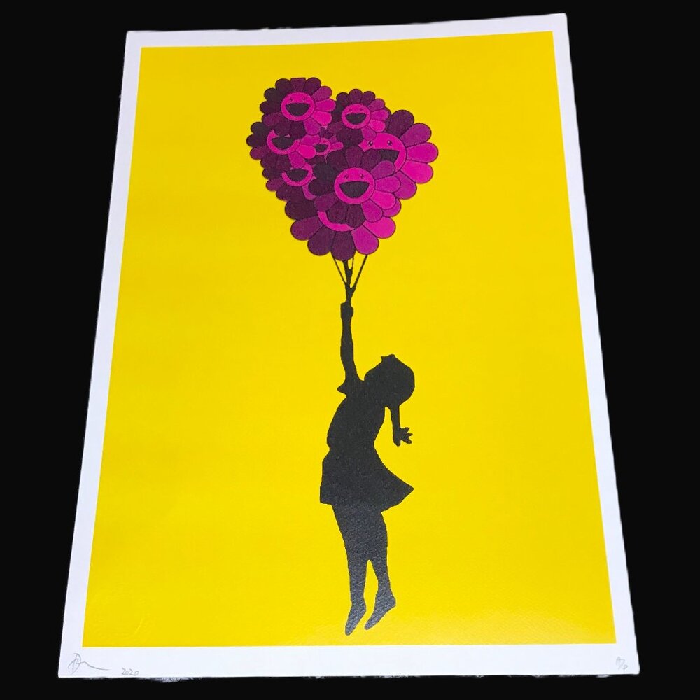 Death NYC - 2020 Murakami Banksy Flowers - Signed Original A/P
